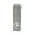 Termoska s silikonovým držákem 400ml, Sage green