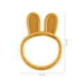 Silikónové hryzátko Rabbit, Sand Beige