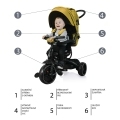 Trojkolka Citi Trike, Curry Yellow