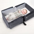 Baby travel prebaľovacia a prenosná taška, Grey