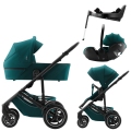 Set Smile 5Z + carrycot + Baby-Safe PRO + Vario Base 5Z, Atlantic Green