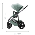 Set Smile 5Z + carrycot + Baby-Safe PRO + Vario Base 5Z, Atlantic Green