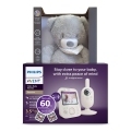 Philips AVENT Pestúnka detská video SCD891/26+NATTOU Uspávačik 4v1 Sleepy Bear Grey 0m++WW 60ks