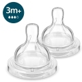 Philips AVENT Cumlík Anti-colic stredný prietok 3m+ 2 ks+WW Soapberry 60ks