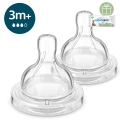 Philips AVENT Cumlík Anti-colic stredný prietok 3m+ 2 ks+WW Soapberry 60ks