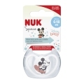 NUK Cumlík Space Disney Mickey v boxe, biely 6-18m