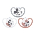 NUK Cumlík Space Disney Mickey v boxe, biely 6-18m