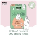 MUUMI Baby 6 Junior 12-24 kg (36 ks), eko plienky