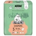 MUUMI Baby 5 Maxi+ 10-16 kg (44 ks), eko plienky