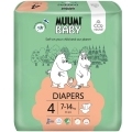 MUUMI Baby 4 Maxi 7-14 kg (46 ks), eko plienky