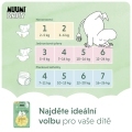 MUUMI Baby 2 Newborn 3-6 kg (174 ks), mesačné balenie eko plienok