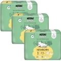 MUUMI Baby 1 Newborn 2-5 kg (75 ks), mesačné balenie eko plienok