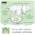 MUUMI Baby 1 Newborn 2-5 kg (75 ks), mesačné balenie eko plienok