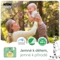 MUUMI Baby 1 Newborn 2-5 kg (75 ks), mesačné balenie eko plienok