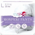 MONPERI PANTS Nohavičky plienkové jednorazové L (8-14 kg) 20 ks