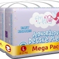 MONPERI Klasik Plienky jednorazové L (8-12 kg) 152 ks - Mega Pack