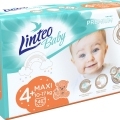 LINTEO BABY Premium Plienky jednorazové 4+ MAXI+ (10-17 kg) 46 ks