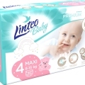 LINTEO BABY Premium Plienky jednorazové 4 MAXI (8-15 kg) 50 ks