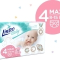 LINTEO BABY Premium Plienky jednorazové 4 MAXI (8-15 kg) 200 ks