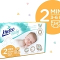 LINTEO BABY Plienky Baby Prémium 2 MINI (3-6 kg) 136 ks