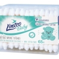 LINTEO BABY Papierove vatové tyčinky box (65 ks)