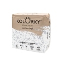 KOLORKY DELUXE VELVET Plienky jednorazové eko so zamatovým povrchom M (5-8 kg) 168 ks - MESAČNÁ ZÁSO