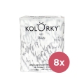 KOLORKY DAY Plienky jednorazové eko, srdce XL (12-16 kg) 136 ks - MESAČNÁ ZÁSOBA