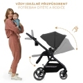 KINDERKRAFT SELECT Kočík kombinovaný Yoxi 2v1 Moonlight Grey