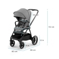 KINDERKRAFT SELECT Kočík kombinovaný Nea 2v1 Deep Grey, Premium