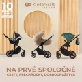 KINDERKRAFT SELECT Kočík kombinovaný 3v1 Prime 2 Venezian Black, Premium