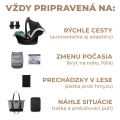 KINDERKRAFT SELECT Kočík kombinovaný 3v1 Prime 2 Shadow Grey, Premium