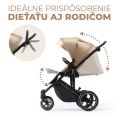 KINDERKRAFT SELECT Kočík kombinovaný 3v1 Prime 2 Sandrose Beige, Premium