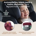 KINDERKRAFT SELECT Autosedačka i-Size XPAND 2 i-Size 100-150 cm Cherry Pearl, Premium