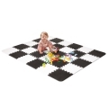 KINDERKRAFT Podložka penová puzzle Luno 150 x 180 cm Black, 30 ks