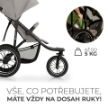 KINDERKRAFT Kočík športový Helsi2 Grey