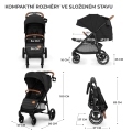 KINDERKRAFT Kočík športový Grande Plus Black