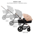 KINDERKRAFT Kočík kombinovaný Moov 2 Air 3v1 Sand Beige