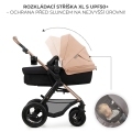 KINDERKRAFT Kočík kombinovaný Moov 2 Air 3v1 Sand Beige