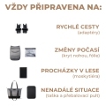 KINDERKRAFT Kočík kombinovaný 2v1 Prime 2 Grey