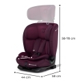 KINDERKRAFT Autosedačka Oneto3 i-Size 76-150cm + Isofix Cherry pearl