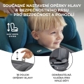 KINDERKRAFT Autosedačka Oneto3 i-Size 76-150cm + Isofix Cherry pearl