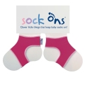 KIKKO Sock Ons Držiak ponožiek Classic - Fuchsia (6-12m)