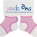 KIKKO Sock Ons Držiak ponožiek Classic - Baby ružová (0-6m)