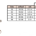 JAPITEX Pančuchy na traky detské JAPI 1 tm.sivá v.74 6-9m