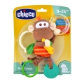 CHICCO Hryzačka/hrkálka vibrujúca opica 3m+