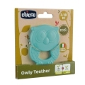 CHICCO Hryzačka Eco+ Sova Owly modrá 3m+