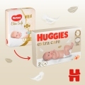 HUGGIES® Plienky jednorázové Extra Care 2 (3-6 kg) 58 ks