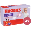 HUGGIES® Pants Nohavičky plienkové jednorazové 5 (12-17 kg) 136 ks - MESAČNÁ ZÁSOBA