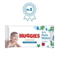 HUGGIES® Natural Pure Water Obrúsky vlhčené 48 ks