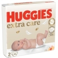 HUGGIES® Extra Care plienky jednorazové 2 (3-6 kg) 82 ks